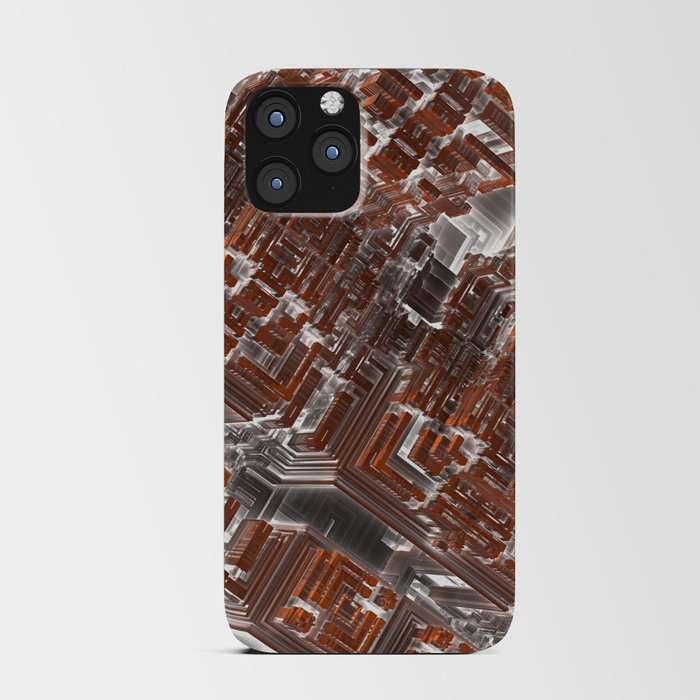 surreal futuristic abstract digital 3d fractal design art iPhone Card Case