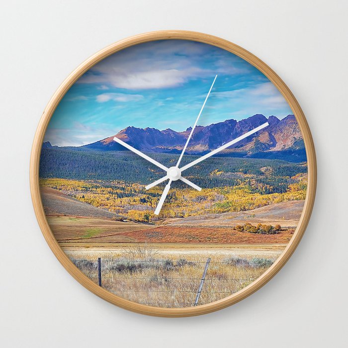 Gore Range Ranch Wall Clock
