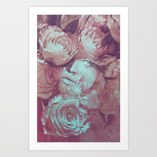 Rose's Eye Art Print