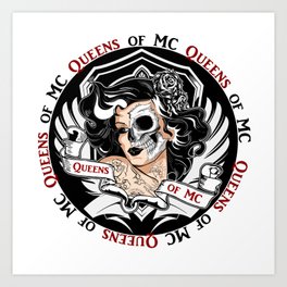 Queens of MC Circular Art Print