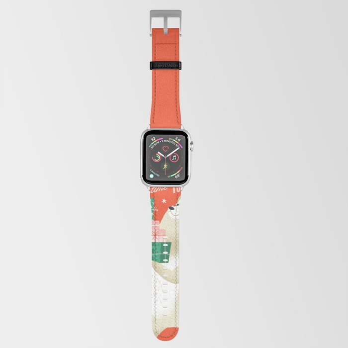 Christmas Bear Phone Case Apple Watch Band
