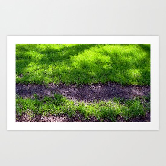Shaded Grass Art Print