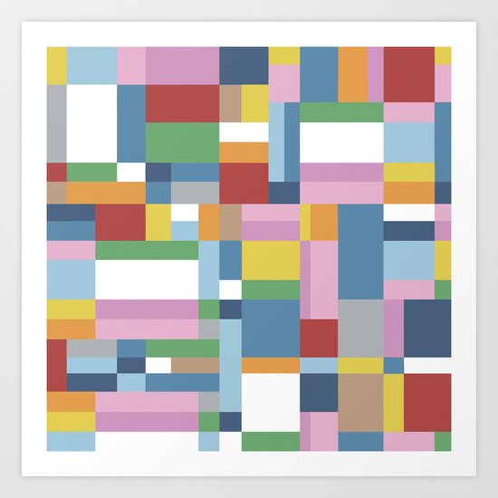 Map Close Art Print