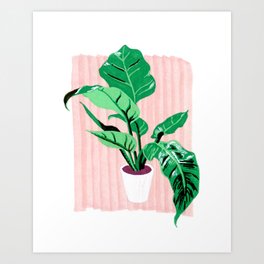 Inktober 2019 - Philodendron Art Print