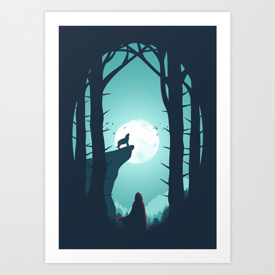 Full Moon Art Print
