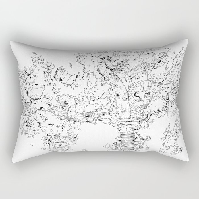 Pasolini`s Garden Rectangular Pillow