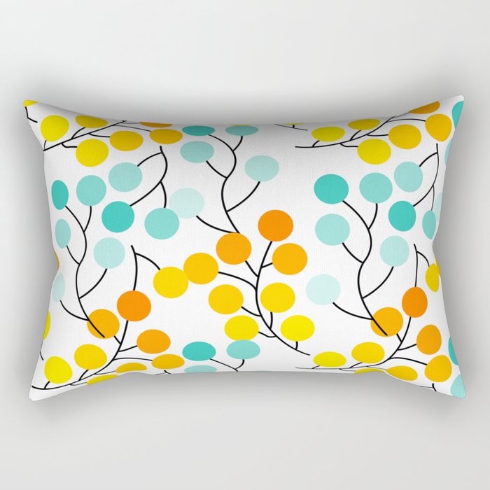 Multicolor fruit pattern Rectangular Pillow