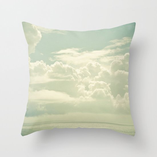 As the Clouds Gathered Throw Pillow