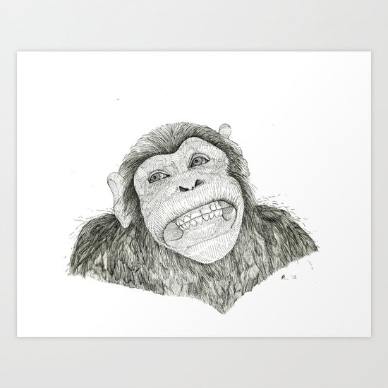 Smile like you mean it Art Print
