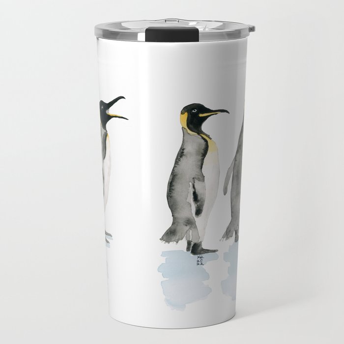 penguins Travel Mug