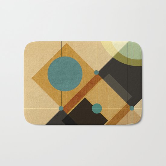 Geometric/Abstract 3 Bath Mat