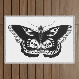 Butterfly tattoo Outdoor Rug