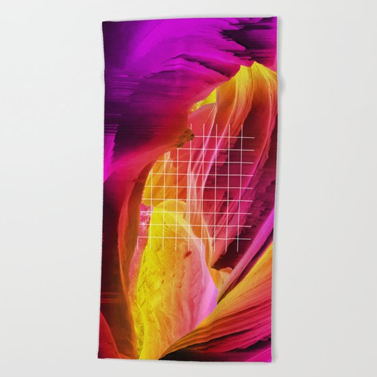 Residue of a Nameless Rage Beach Towel