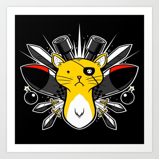 Diabolicat Art Print