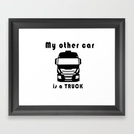 Truck Driver 3  Framed Art Print
