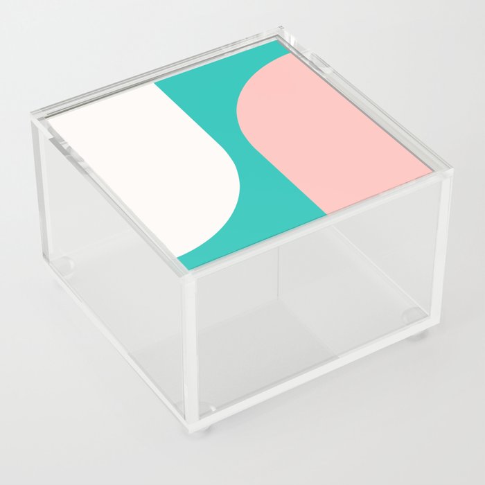 Modern Minimal Arch Abstract XLV Acrylic Box