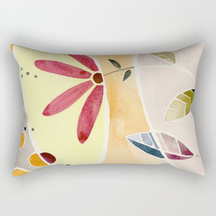 Watercolor Rectangular Pillow