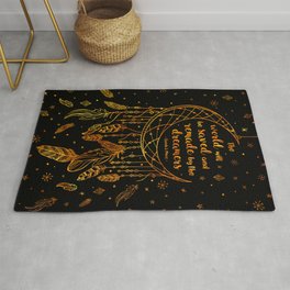 Saved and Remade - gold Rug