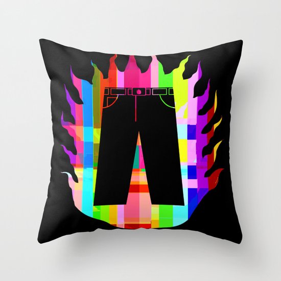 liar, liar Throw Pillow
