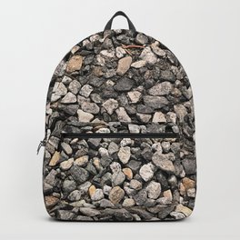 Ground gravel pattern Backpack | Grey, Unified, Hdr, Ground, Pattern, Concept, Monochrome, Gravel, Rocks, Color 