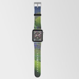 South Africa Photography - Lily Leaves And Flowers In The Water Apple Watch Band