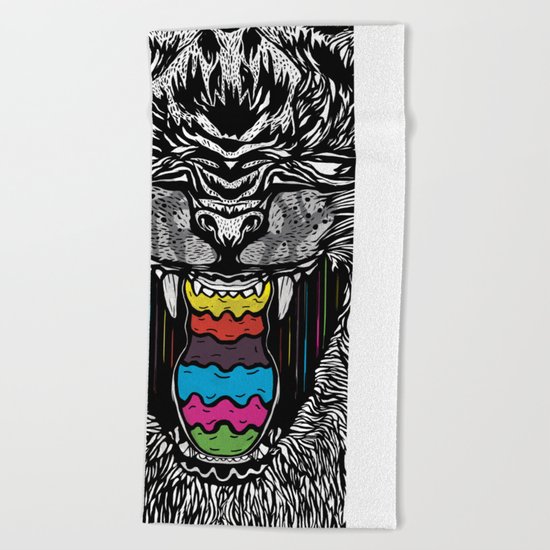Bakeneko Beach Towel