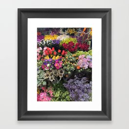 CDMX Flowers Framed Art Print