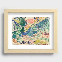 Henri Matisse Landscape at Collioure Recessed Framed Print