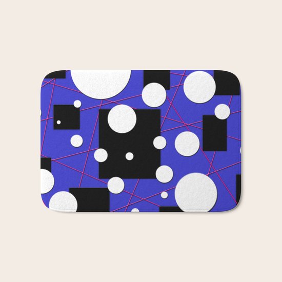 Geo Shape Play Bath Mat