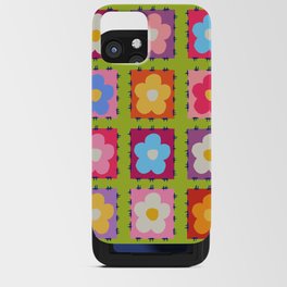 Flower pattern tiles iPhone Card Case