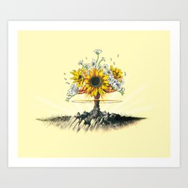 Flower Bomb 1 Art Print