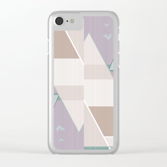 Pastel tone . Abstraction . Clear iPhone Case