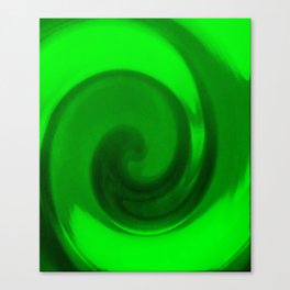 Green tie dye Canvas Print