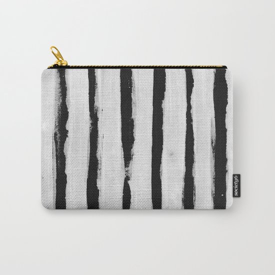 BW Stripes Carry-All Pouch