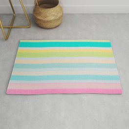 Colorful lines Area & Throw Rug