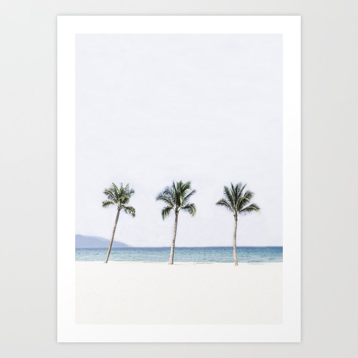 Palm trees 6 Art Print