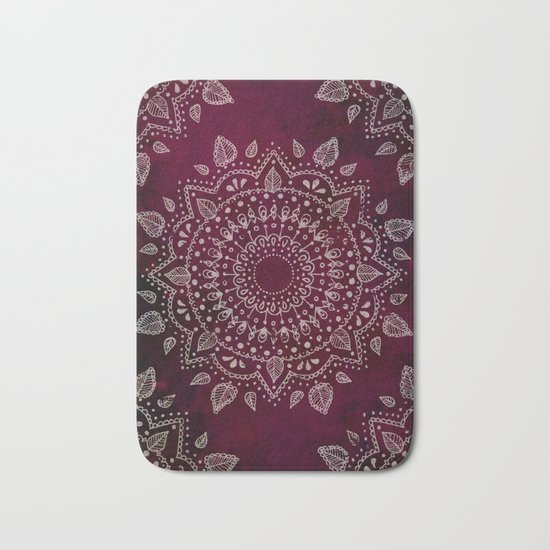 Wine Mandala Bath Mat