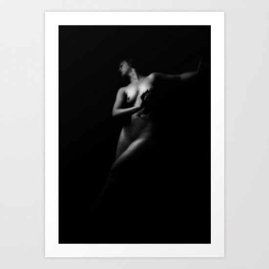 Nude Black & White Art Print