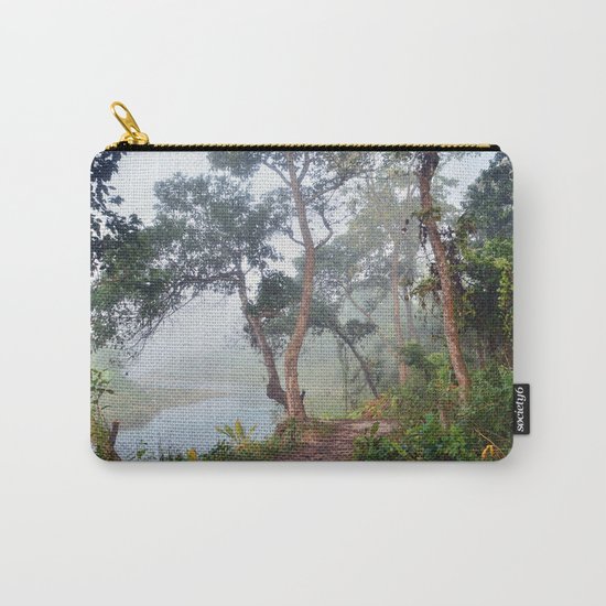Jungle in Royal Chitwan National Park, Nepal. Carry-All Pouch