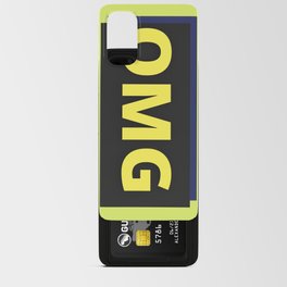 OMG Neon Black Yellow Android Card Case