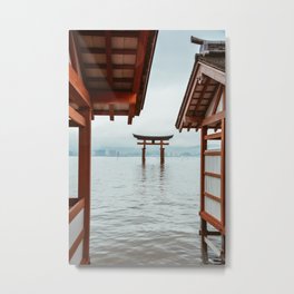 Itsukushima Shrine. Torii gate. Miyajima, Japan. Travel print - Photography wall art. Art print. Metal Print | Photo, Color, Miyajima, Island, Shrine, Itsukushima, Fineart, Japanese, Culture, Digital 
