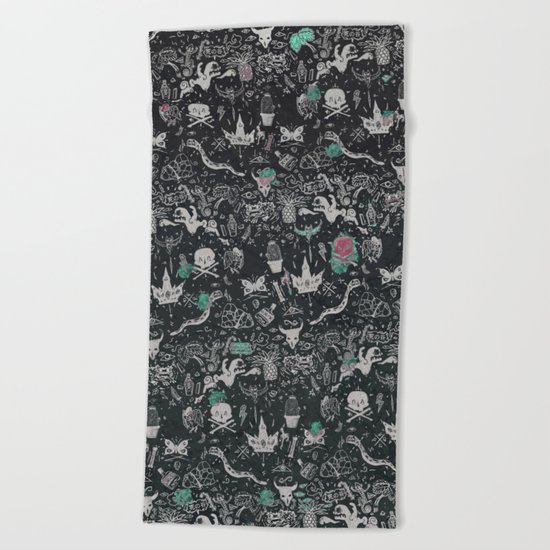 Bones in the Desert Beach Towel