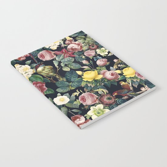 Floral and Birds IV Notebook
