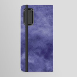 Purple watercolor texture Android Wallet Case