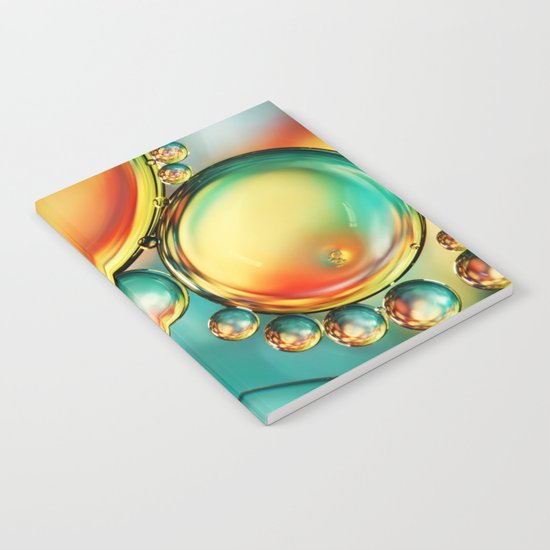 Oil and Water Wave Notebook