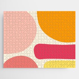 Modern Colorful Sunset Abstract Jigsaw Puzzle
