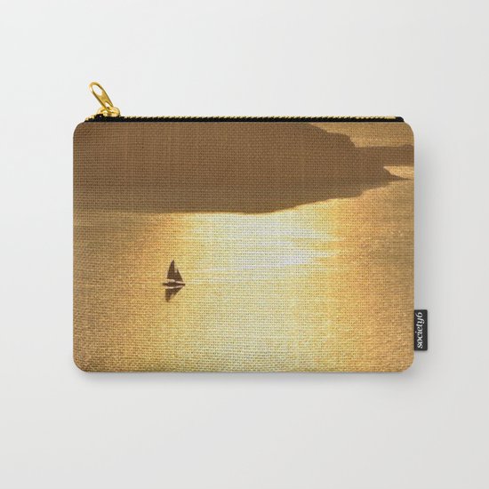 Golden Sailing on a Glittering Sea Carry-All Pouch