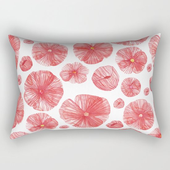 Poppies Rectangular Pillow