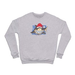 Christmas Shark Crewneck Sweatshirt