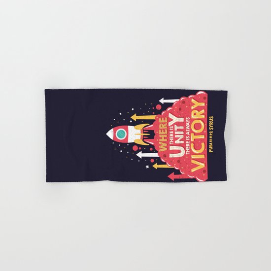 Unity is victory Hand & Bath Towel